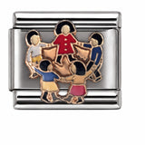 Teacher & Children stainless steel enamel Italian charm