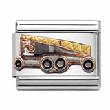 Construction Hauler stainless steel enamel Italian charm