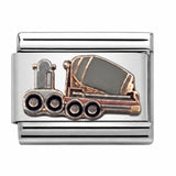Cement Mixer stainless steel enamel Italian charm
