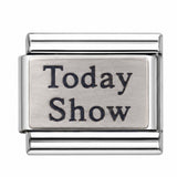 Today Show stainless steel enamel Italian charm
