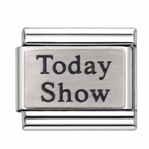 Today Show stainless steel enamel Italian charm