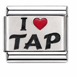 I Love Tap stainless steel enamel Italian charm