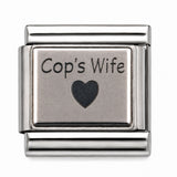 Cop’s Wife stainless steel Italian charm - Row 56