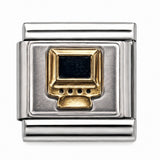 Police Television stainless steel Italian charm - Row 56