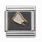 Service Bell stainless steel Italian charm - Row 56