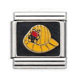 Firefighter Helmet stainless steel Italian charm - Row 57