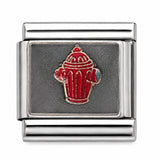 Fire Hydrant stainless steel Italian charm - Row 57