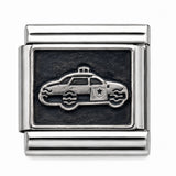 Silver Emergency Vehicle stainless steel Italian charm - Row 57