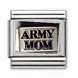 Army Mom Italian charm