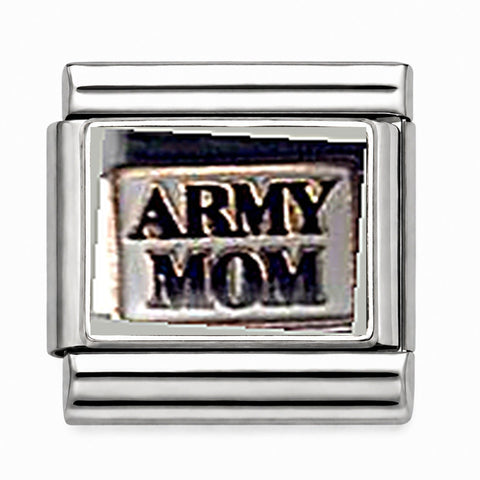 Army Mom Italian charm