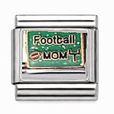 Football Mom Italian charm