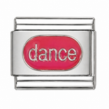 Dance stainless steel Italian charm - Row 61