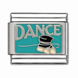 Dance Shoes stainless steel Italian charm - Row 61