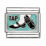 Tap Shoes stainless steel Italian charm - Row 61