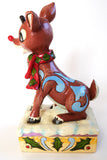 Rudolph with Lighted Nose Rudolph Traditions by Jim Shore - Tricia's Gems