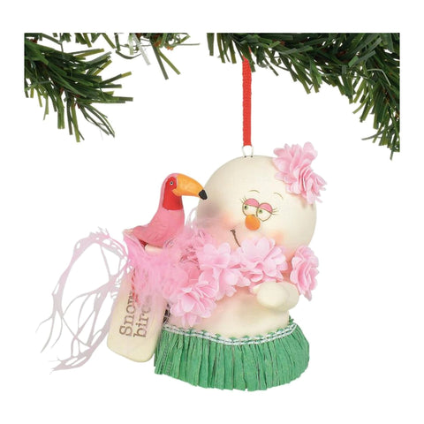 Snow Birds Ornament by Snowpinions on white background