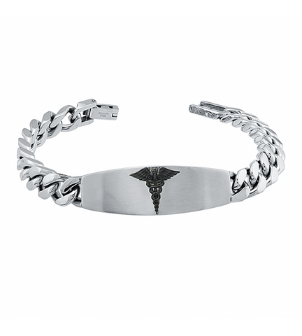 Medical Bracelet Stainless Steel | Italgem Steel - Tricia's Gems