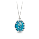 Sunflower Talisman - Capri Blue