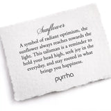 Sunflower Talisman | Pyrrha - Tricia's Gems