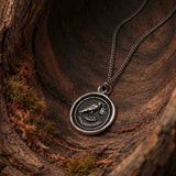 Through Darkness Talisman Pendant by Pyrrha