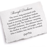 Through Darkness Talisman Pendant by Pyrrha