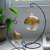 Tree of Autumn Hand-Blown Glass Ornament