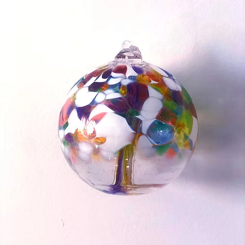 Tree of Celebration Hand-Blown Glass Ornament