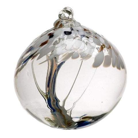 Kitras Tree of Enchantment Peace Glass Orb