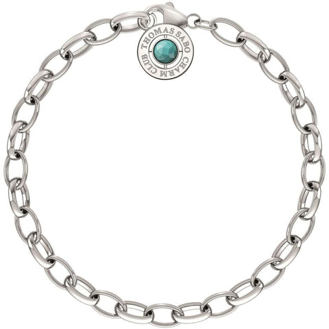 Silver Bracelet with Turquoise | Thomas Sabo - Tricia's Gems