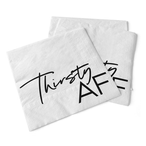 Thisty AF | Beverage Napkins - Tricia's Gems