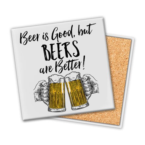 Beer Is Good | Coaster - Tricia's Gems