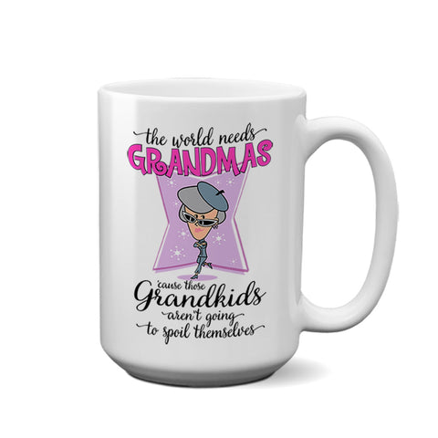 The World Needs Grandmas | Coffee Mug - Tricia's Gems