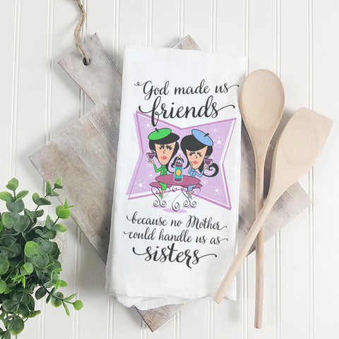 God Made Us Friends | Towel - Tricia's Gems