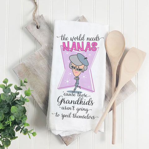 The World Needs Nanas | Towel - Tricia's Gems
