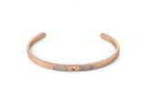 Deluxe Basic Bangle – Rose Gold - Tricia's Gems