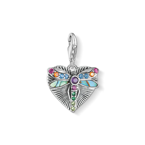 Charm Pendant Heart with Dragonfly | Thomas Sabo - Tricia's Gems
