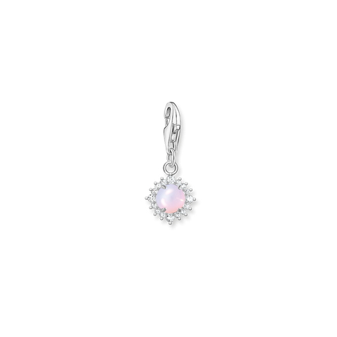 Charm Pendant Opal-Coloured Stone Shimmering Pink | Thomas Sabo - Tricia's Gems