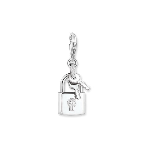 Charm Pendant Lock and Key Silver | Thomas Sabo - Tricia's Gems