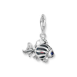 Charm Pendant Fish With Blue Stones Silver | Thomas Sabo - Tricia's Gems