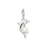 Charm Pendant Dolphin With Pearl Silver | Thomas Sabo - Tricia's Gems