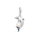 Charm Pendant Dolphin With Pearl Silver | Thomas Sabo - Tricia's Gems
