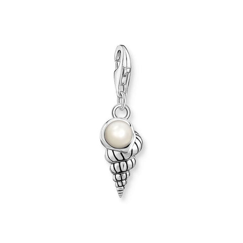 Charm Pendant Shell With Pearl Silver | Thomas Sabo - Tricia's Gems