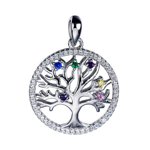 Tree Of Life Silver Pendant - Tricia's Gems
