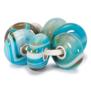 Turquoise Striped Agate Bead Kit | Trollbeads - Tricia's Gems