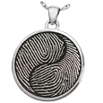 Round 2 Fingerprints Yin Yang Jewelry - Tricia's Gems