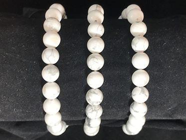 Howlite Bracelet 8mm. - Tricia's Gems