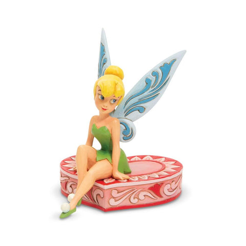Tink Sitting on Heart | Disney Traditions - Tricia's Gems