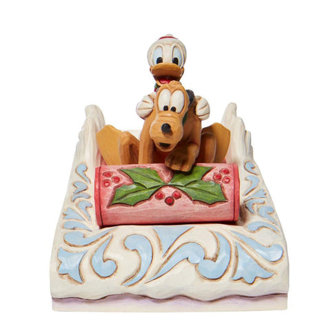 Donald and Pluto Sledding | Disney Traditions - Tricia's Gems