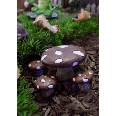 Fairy Garden-Mushroom Table with 4 Chairs - Tricia's Gems