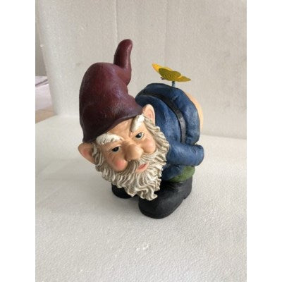 Gnome Mooning with Butterfly - Tricia's Gems